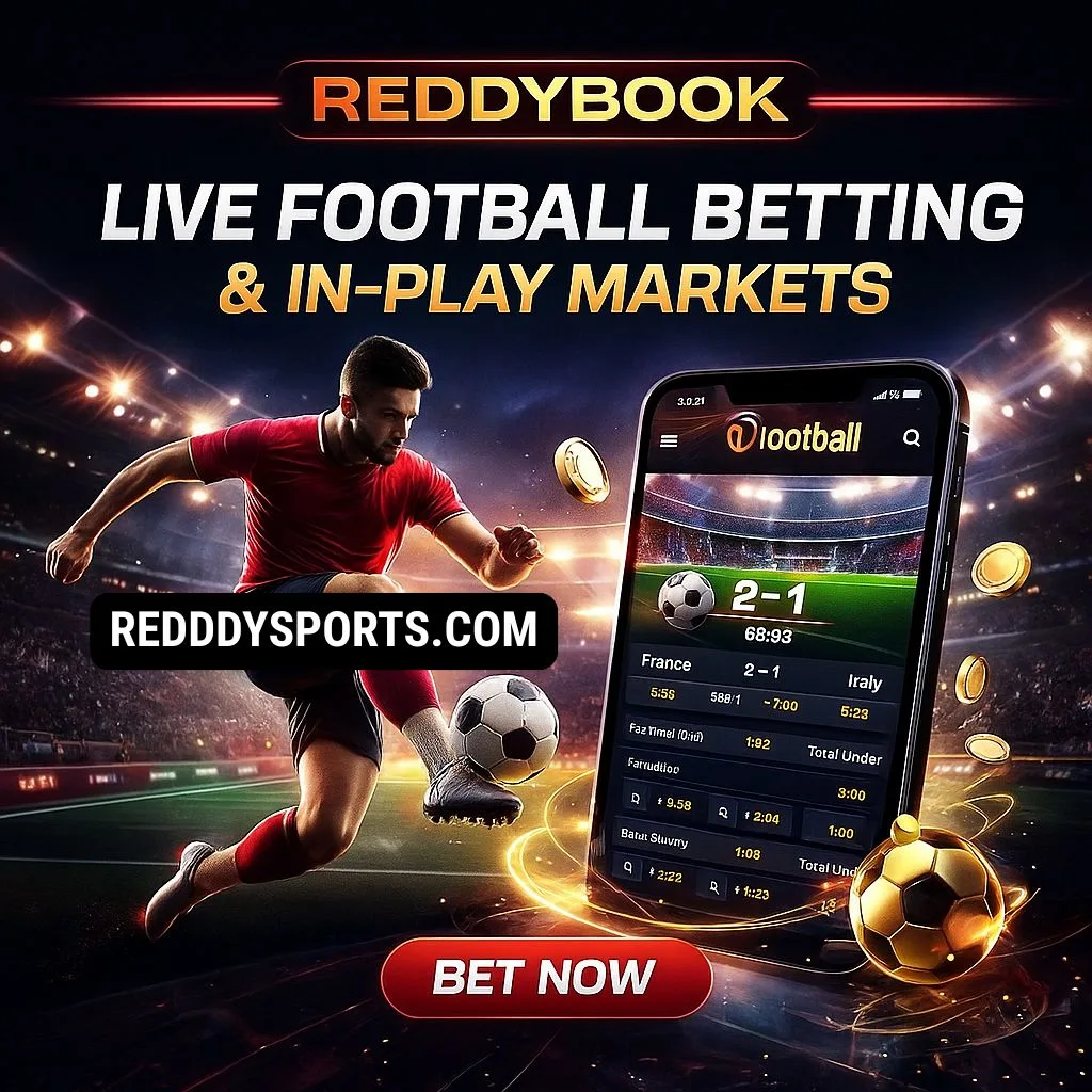 Reddybook Live Football Betting & In-Play Markets