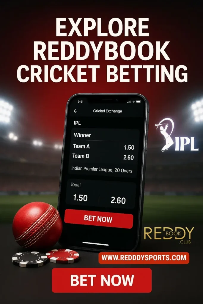 explore reddybook cricket betting