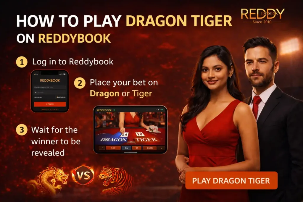 How to Play Dragon Tiger on Reddybook