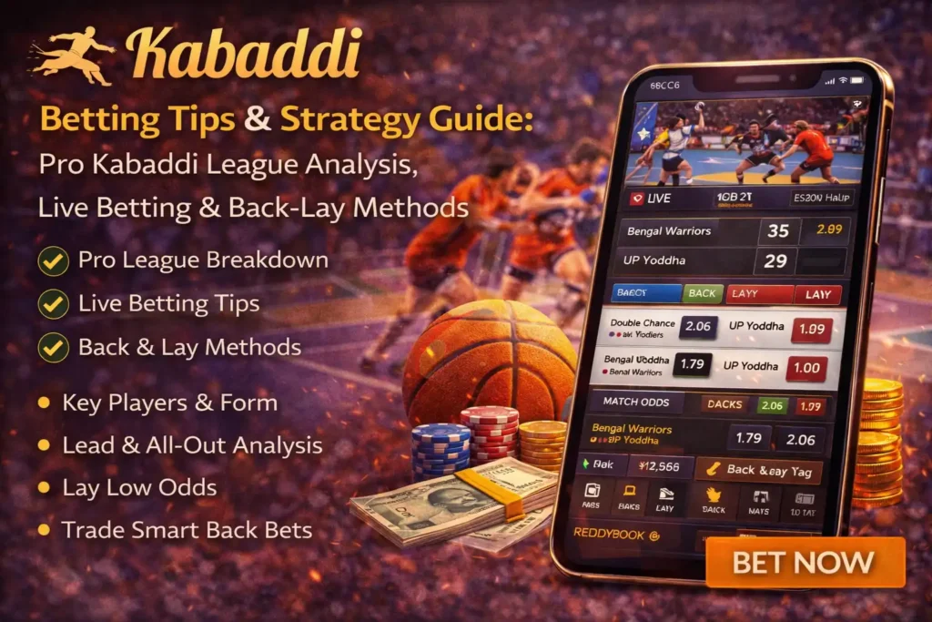 Kabaddi Betting Tips & Strategy Guide Pro Kabaddi League Analysis, Live Betting & Back-Lay Methods
