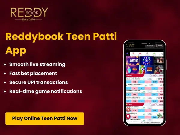 Reddybook Teen Patti App