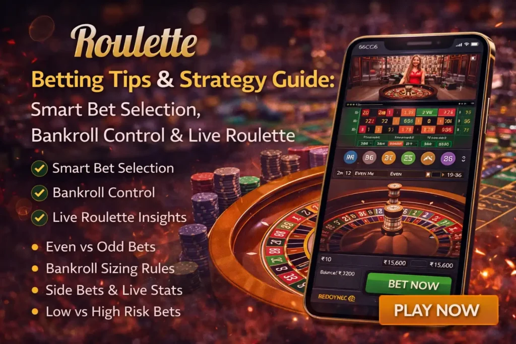 Roulette Betting Tips & Strategy Guide Smart Bet Selection, Bankroll Control & Live Roulette Insights
