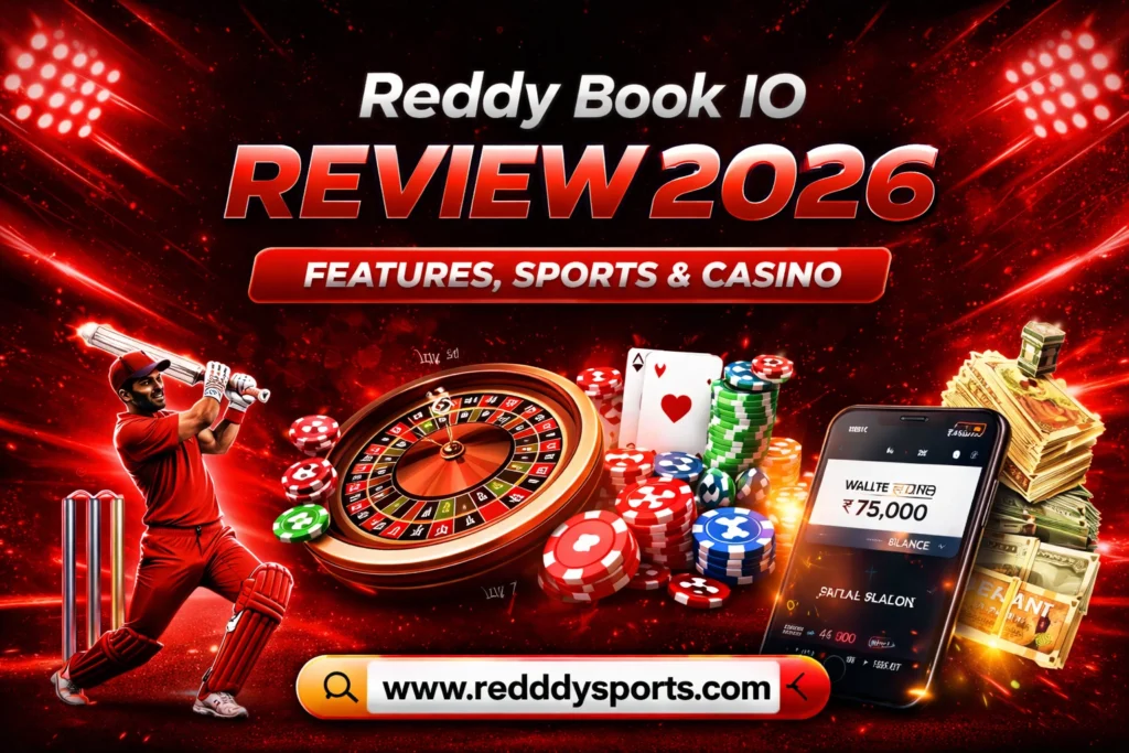 Reddy Book IO Review 2026 – Features, Sports & Casino