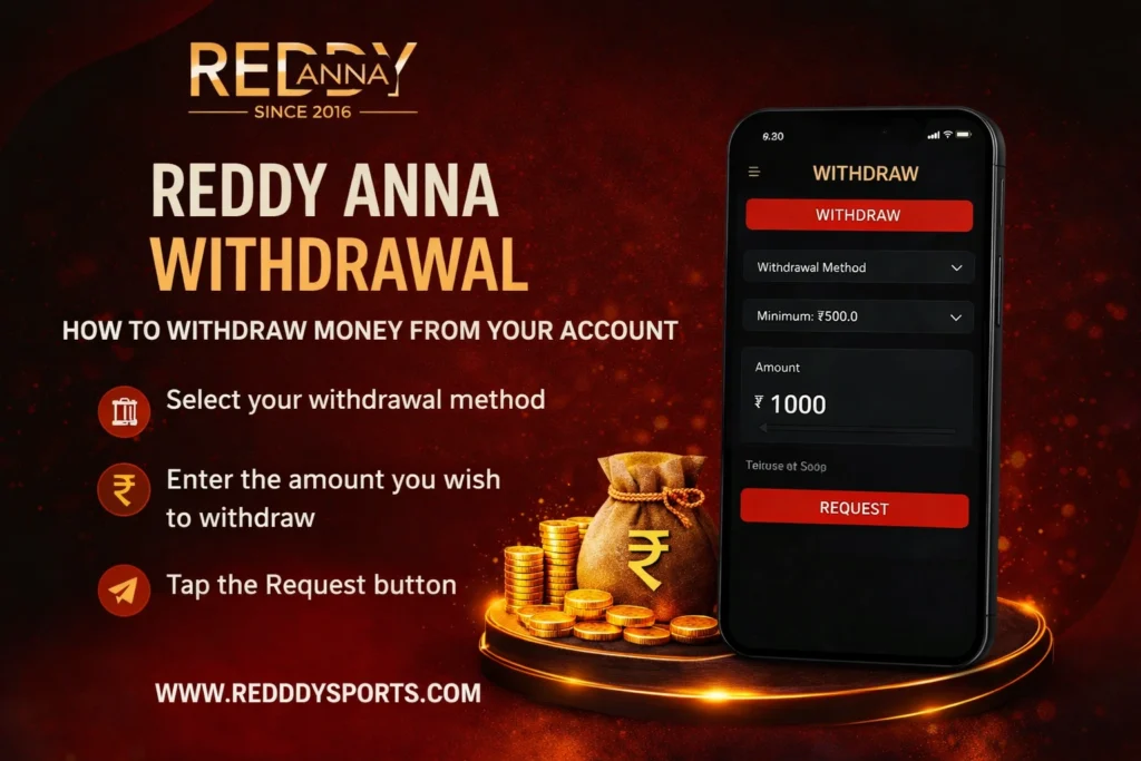 Reddy Anna Withdrawal – How to Withdraw Money from Your Account