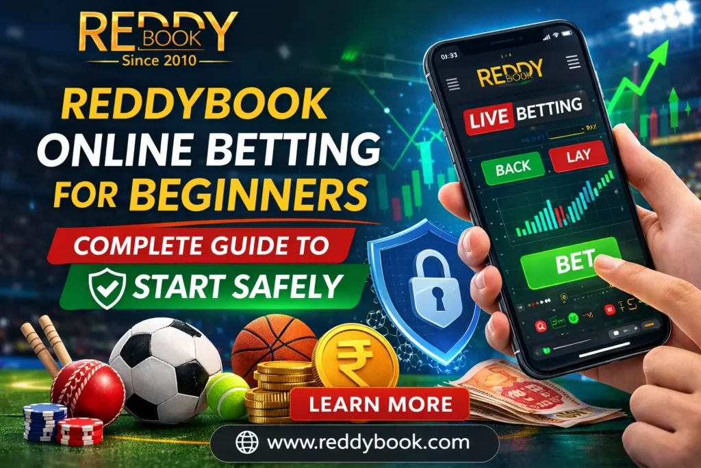Reddybook Online Betting for Beginners Complete Guide to Start Safely